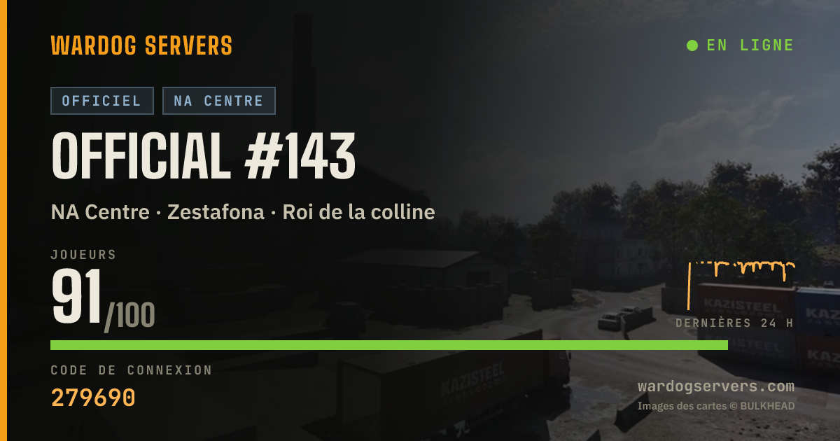 Bannière d’état en direct de Official #143