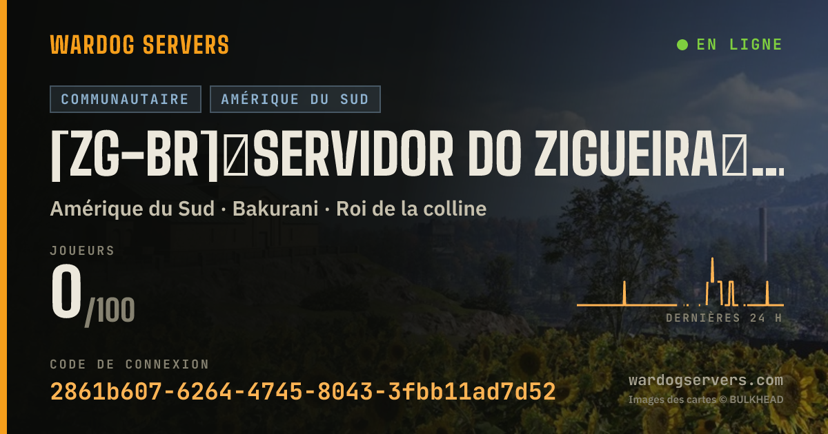 Bannière d’état en direct de [ZG-BR]⭐SERVIDOR DO ZIGUEIRA⭐- discord.gg/hCNE9ug6Zs | OFICIAL