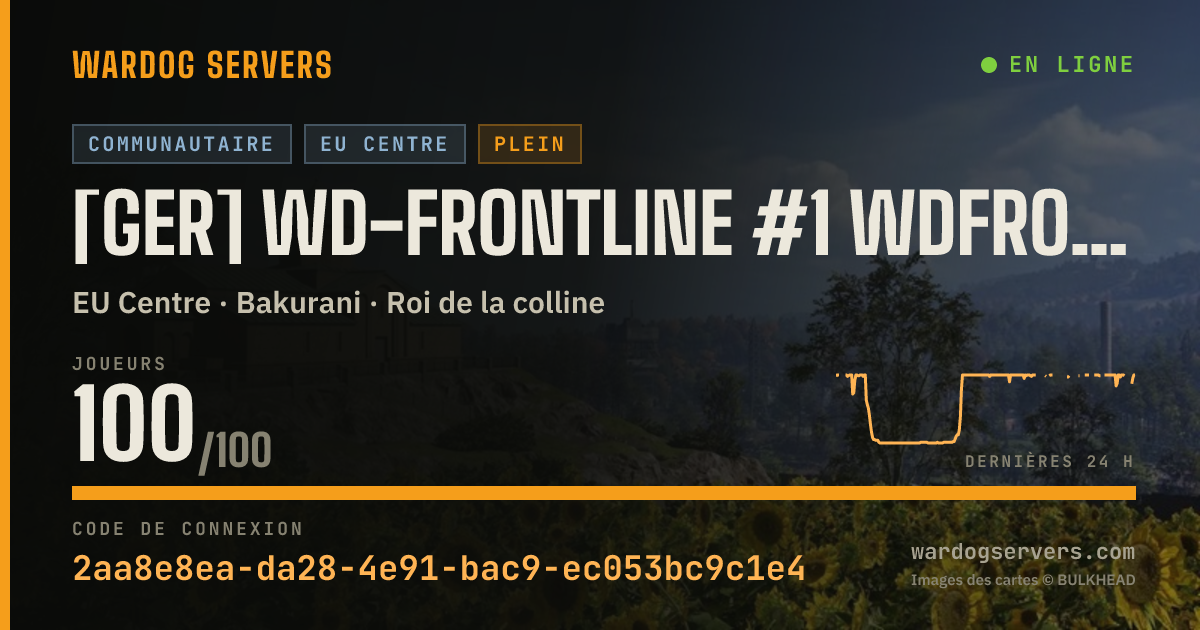 Bannière d’état en direct de [GER] WD-Frontline #1 wdfrontline.com by XRealm