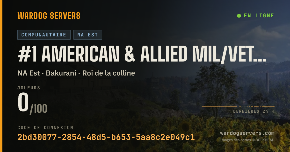 Bannière d’état en direct de #1 American & Allied Mil/Vets Org | discord.gg/rallypointdigital