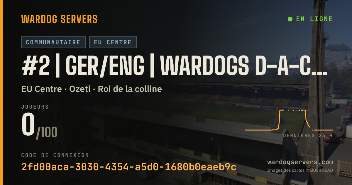 Bannière d’état en direct de #2 | GER/ENG | WARDOGS D-A-CH | Standard | by HuhCarez
