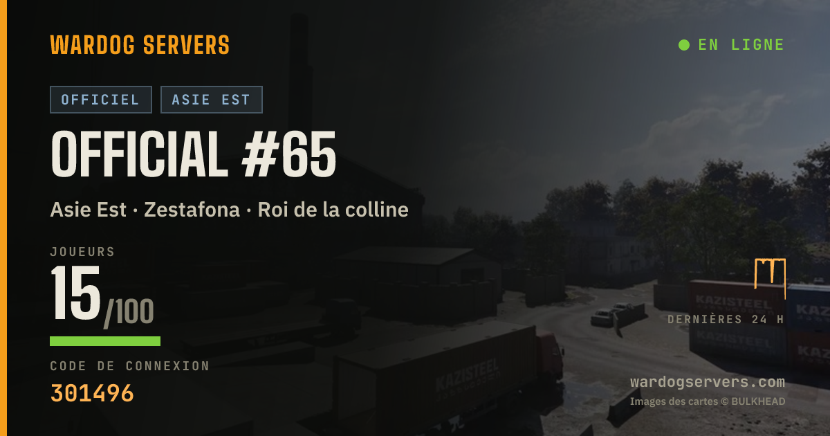 Bannière d’état en direct de Official #65