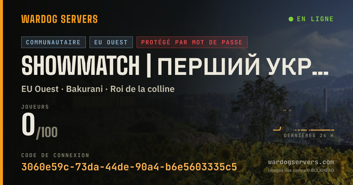 Bannière d’état en direct de SHOWMATCH | ПЕРШИЙ УКРАЇНСЬКИЙ | WARDOGS COM UA