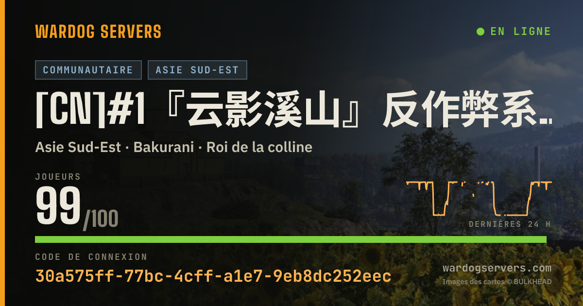 Bannière d’état en direct de [CN]#1『云影溪山』反作弊系统 | 高倍经验 | OP巡查 | 通宵畅玩 | Q群：941359624