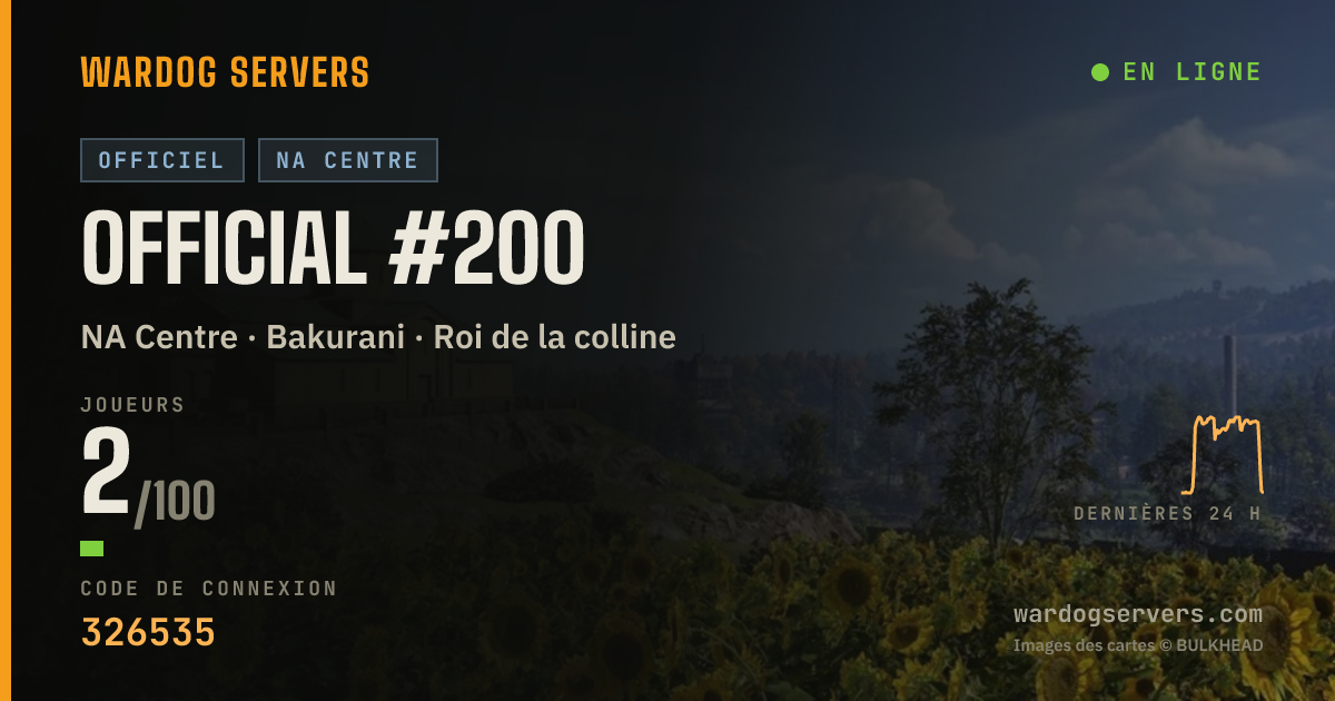 Bannière d’état en direct de Official #200