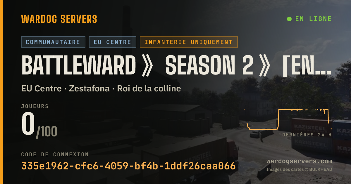 Bannière d’état en direct de BATTLEWARD 》Season 2 》[ENG/GER] 》Active Admins