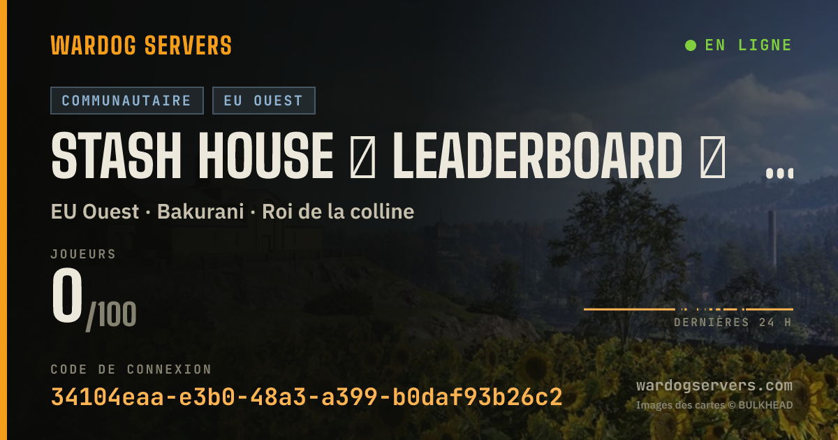 Bannière d’état en direct de Stash House → Leaderboard │ Seasonal Prize Pool £200