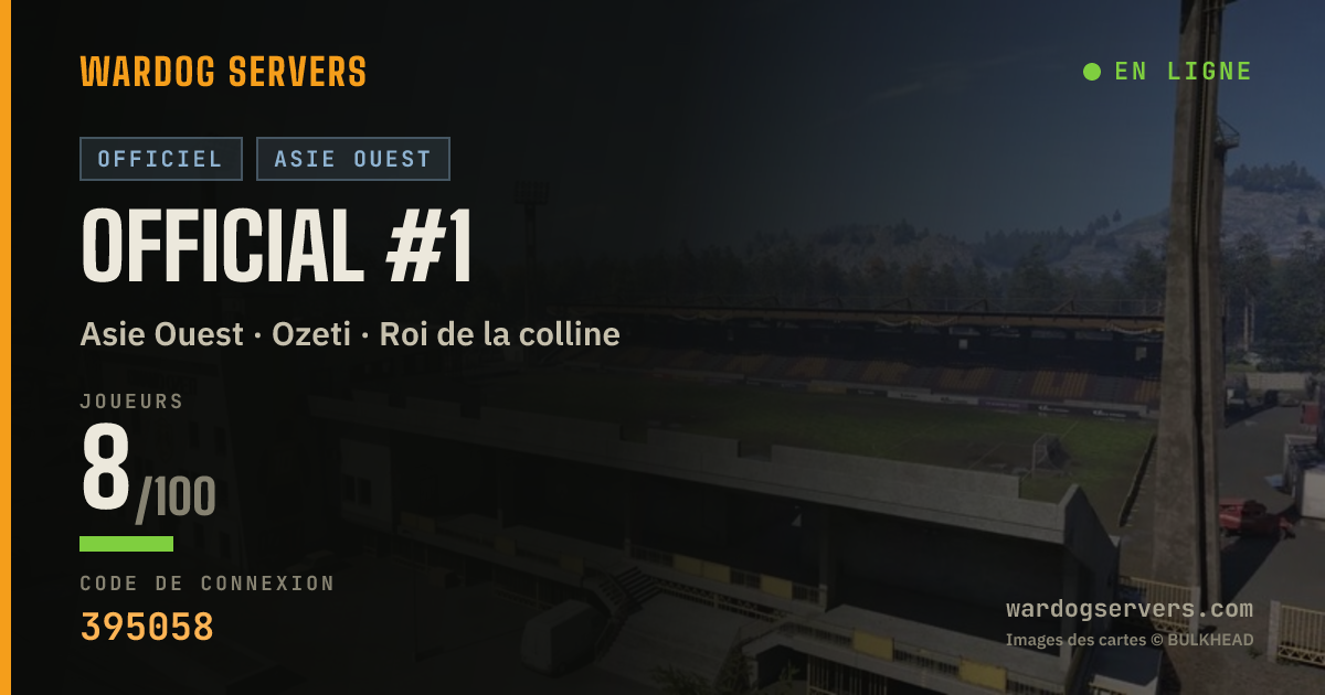 Bannière d’état en direct de Official #1