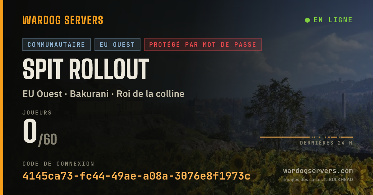 Bannière d’état en direct de SPiT Rollout