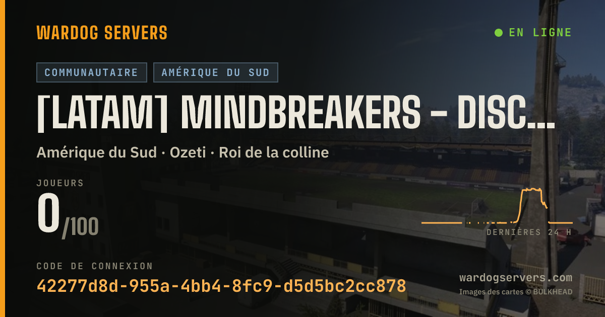 Bannière d’état en direct de [LATAM] MINDBREAKERS - Discord.gg/Mindbreakers