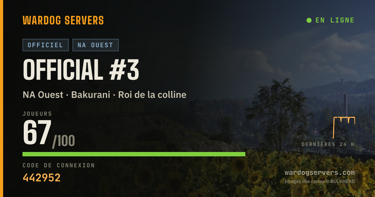 Bannière d’état en direct de Official #3