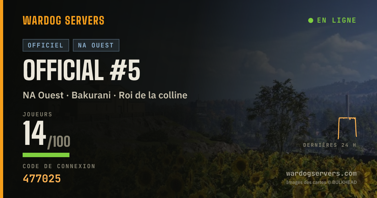 Bannière d’état en direct de Official #5