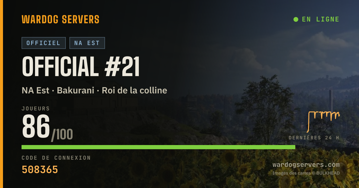Bannière d’état en direct de Official #21