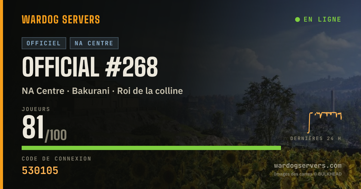 Bannière d’état en direct de Official #268