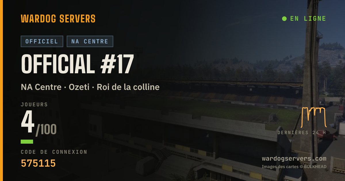 Bannière d’état en direct de Official #17