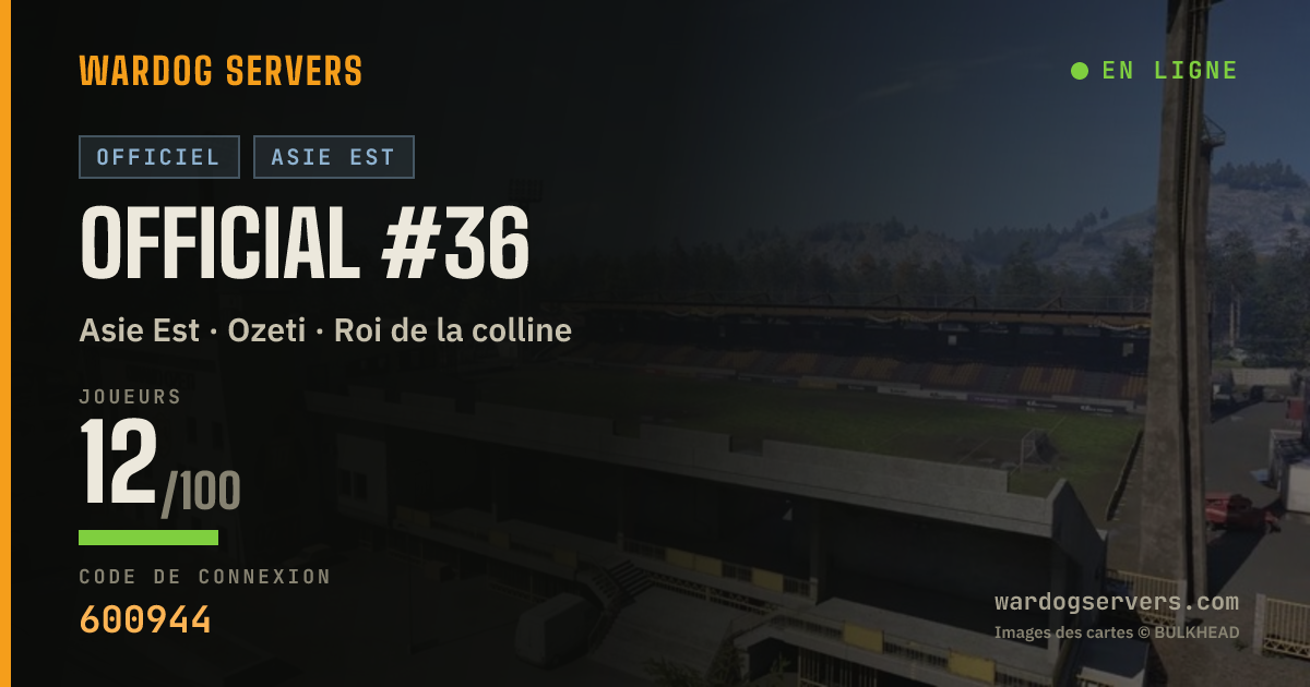 Bannière d’état en direct de Official #36