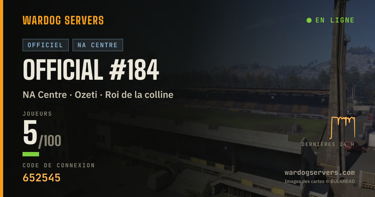 Bannière d’état en direct de Official #184
