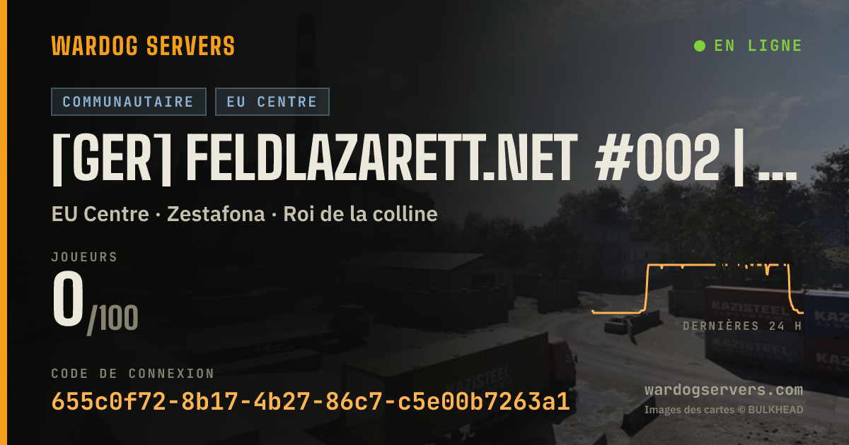 Bannière d’état en direct de [GER] Feldlazarett.net #002 | 41-35-75