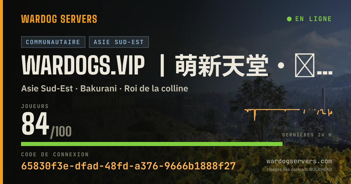 Bannière d’état en direct de WARDOGS.VIP 丨萌新天堂・Armor・群：891205963