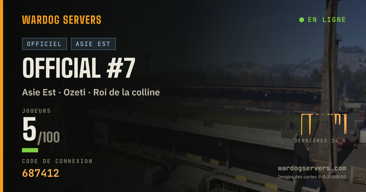 Bannière d’état en direct de Official #7