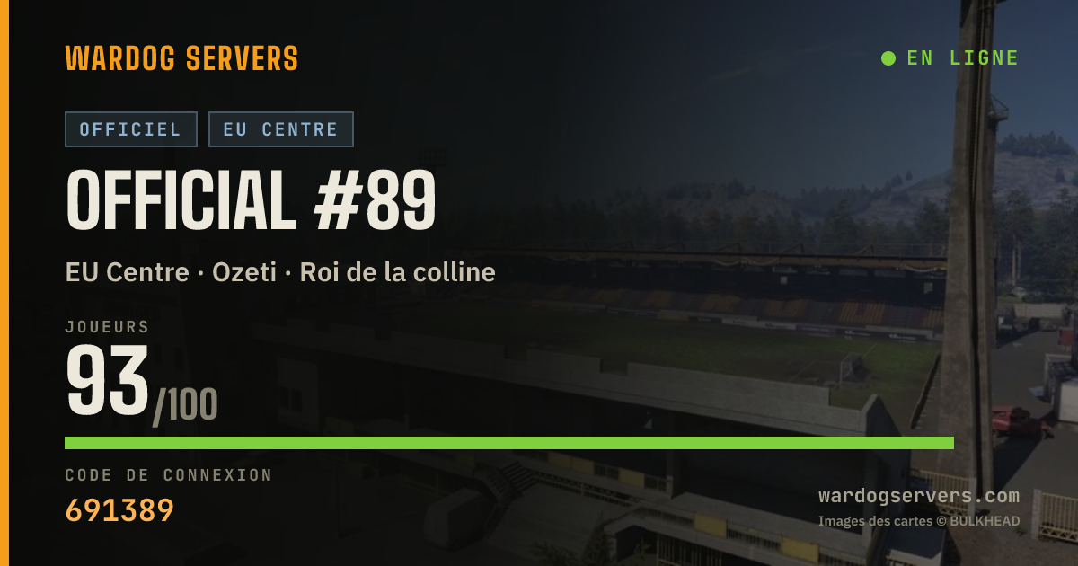 Bannière d’état en direct de Official #89