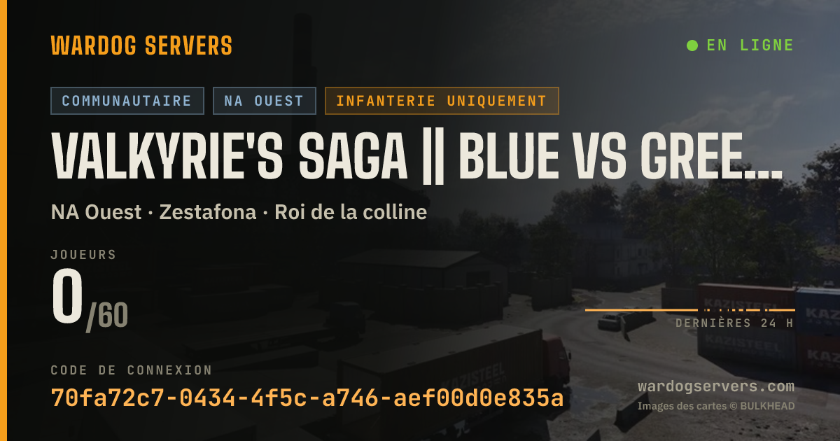 Bannière d’état en direct de Valkyrie's Saga || Blue Vs Green || Active Admins || Valkyriessa