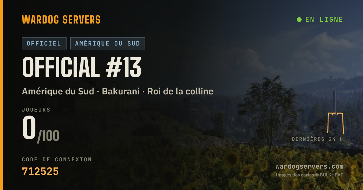 Bannière d’état en direct de Official #13