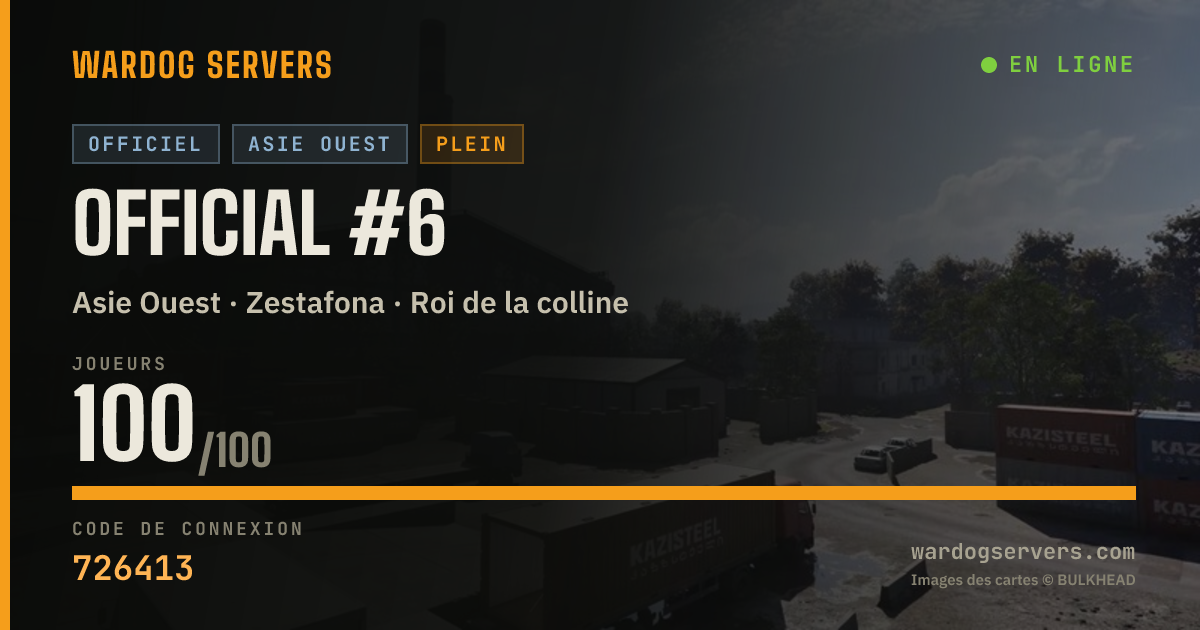 Bannière d’état en direct de Official #6