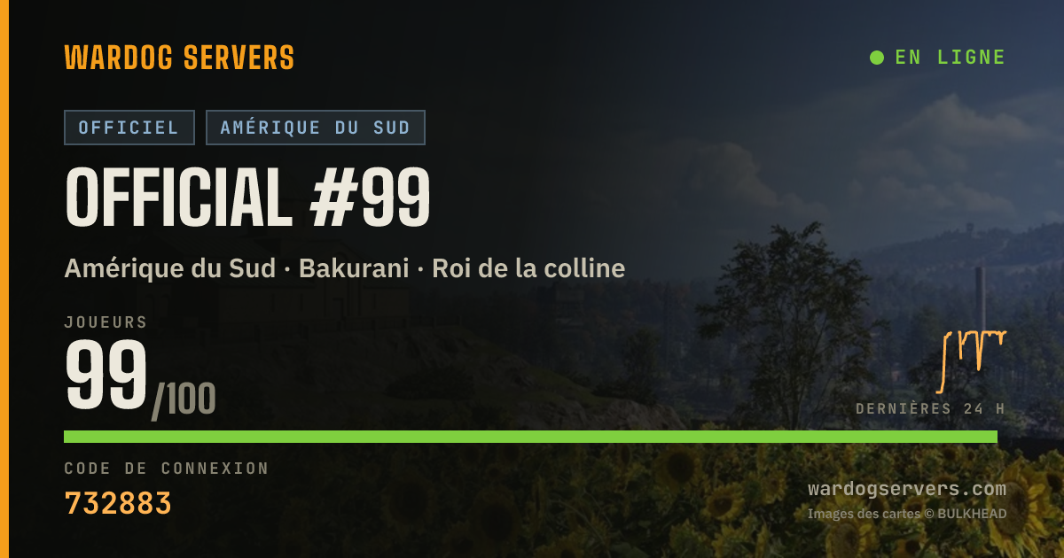 Bannière d’état en direct de Official #99