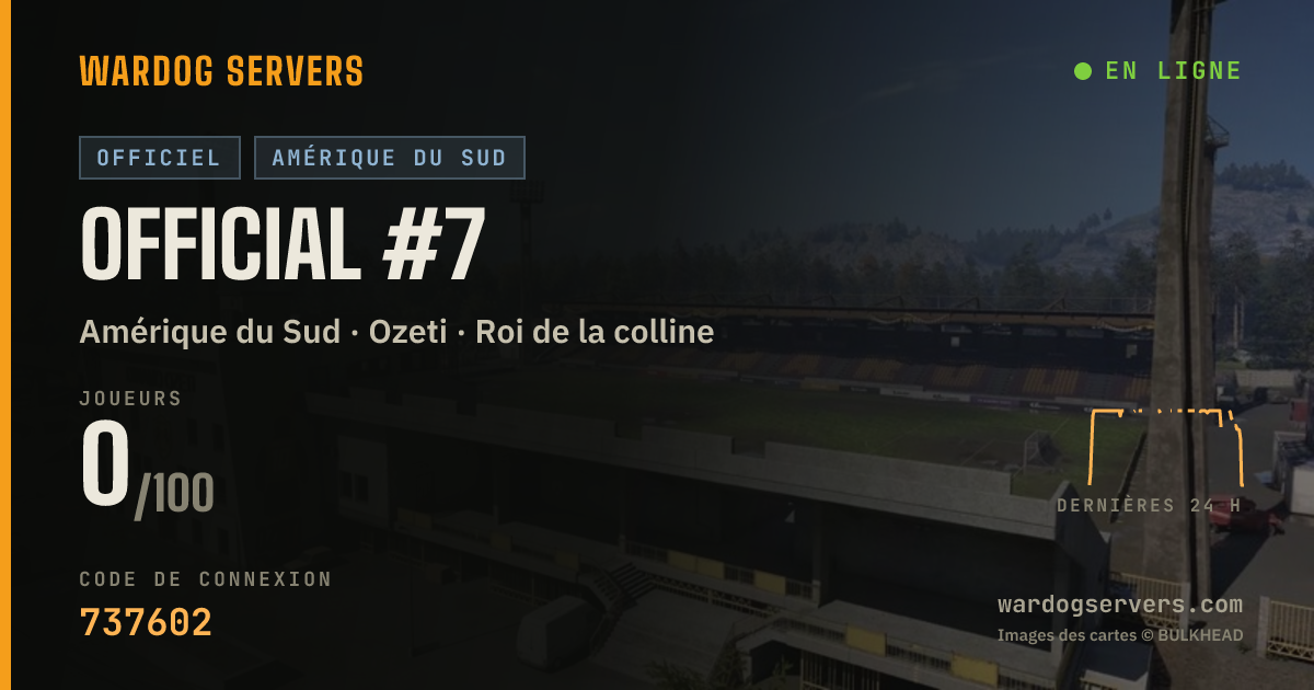 Bannière d’état en direct de Official #7