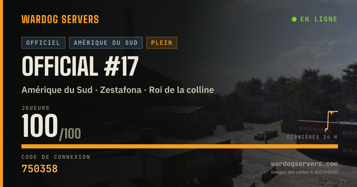 Bannière d’état en direct de Official #17
