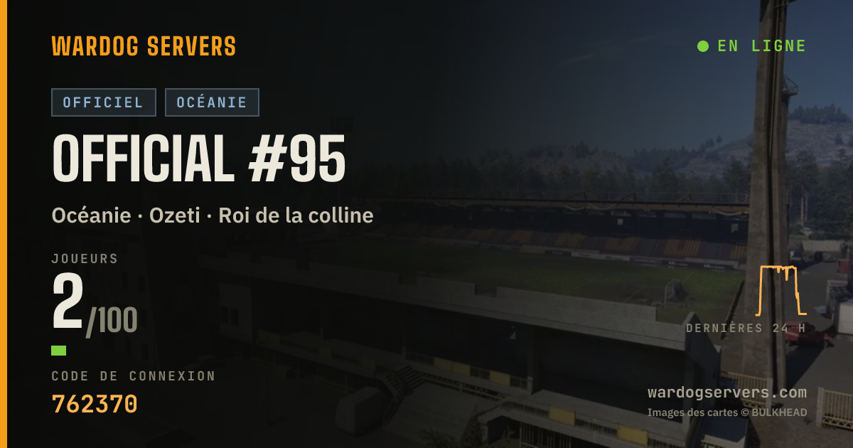 Bannière d’état en direct de Official #95