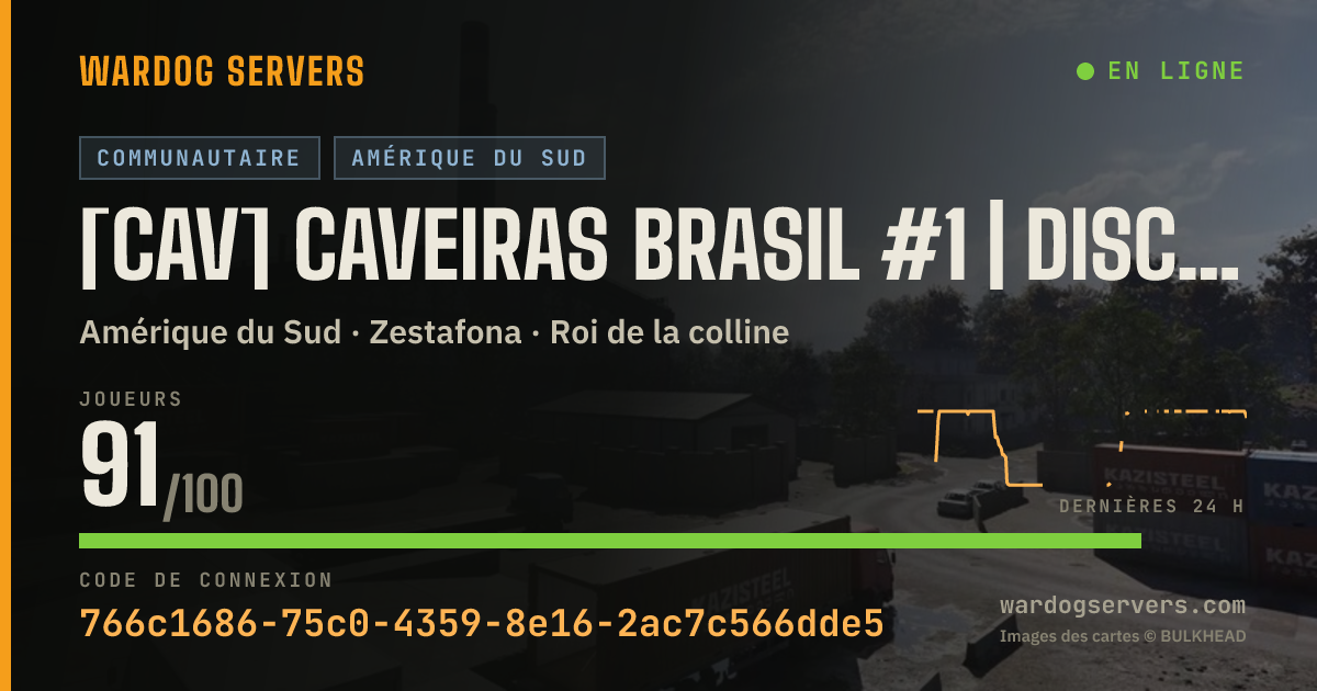 Bannière d’état en direct de [CAV] CAVEIRAS BRASIL #1 | discord.gg/caveiras