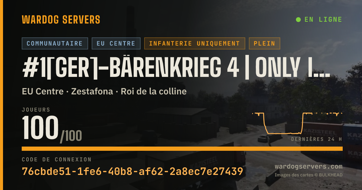 Bannière d’état en direct de #1[GER]-Bärenkrieg 4 | Only Infanterie
