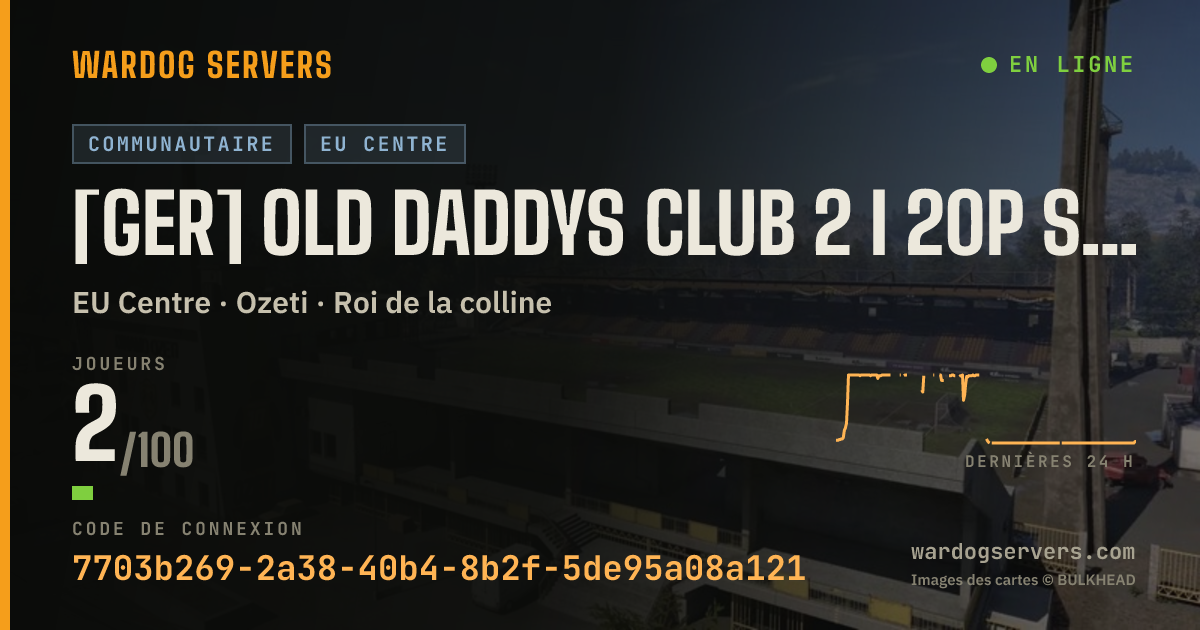 Bannière d’état en direct de [GER] Old Daddys Club 2 I 20p Start