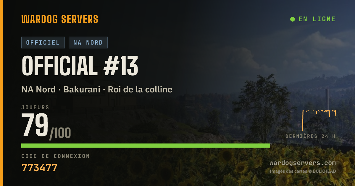Bannière d’état en direct de Official #13