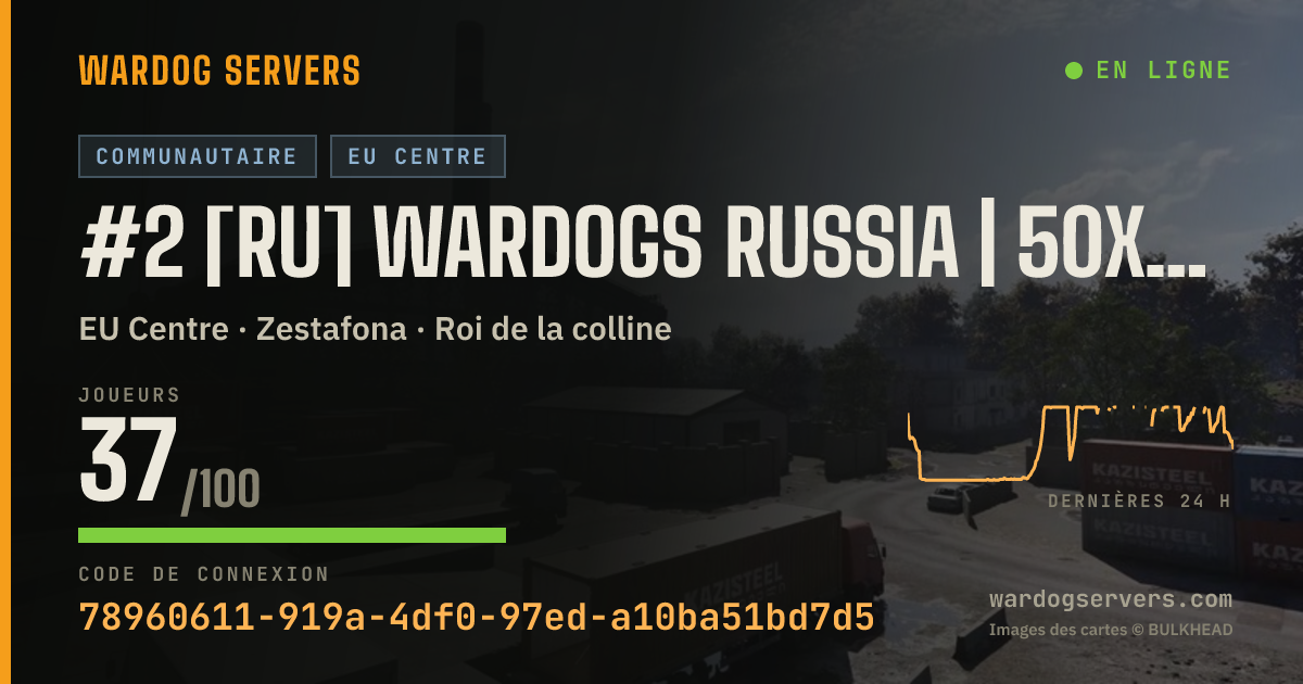 Bannière d’état en direct de #2 [RU] WARDOGS RUSSIA | 50x50 | wardogs.su