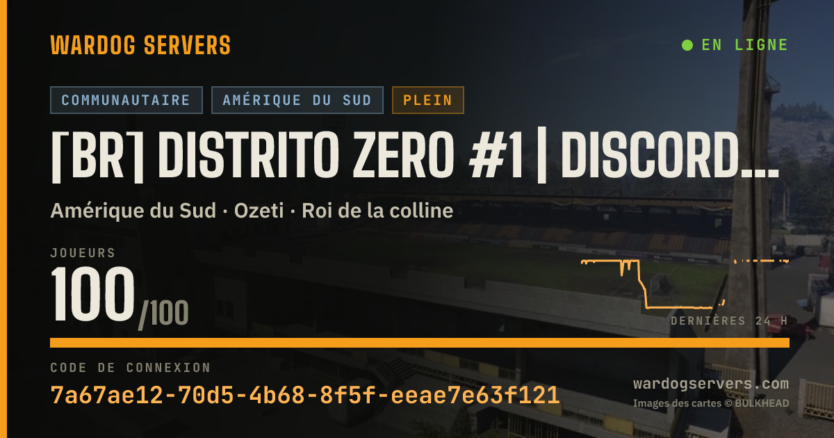 Bannière d’état en direct de [BR] DISTRITO ZERO #1 | Discord.gg/distritozero