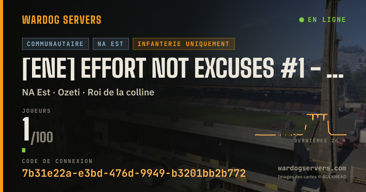 Bannière d’état en direct de [ENE] Effort Not Excuses #1 - INF ONLY! - discord.gg/4S9Z4JxBuR