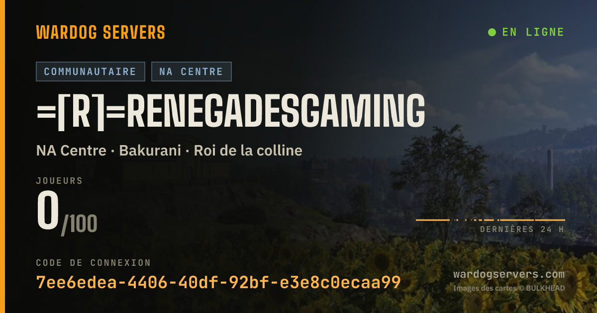 Bannière d’état en direct de =[R]=RenegadesGaming