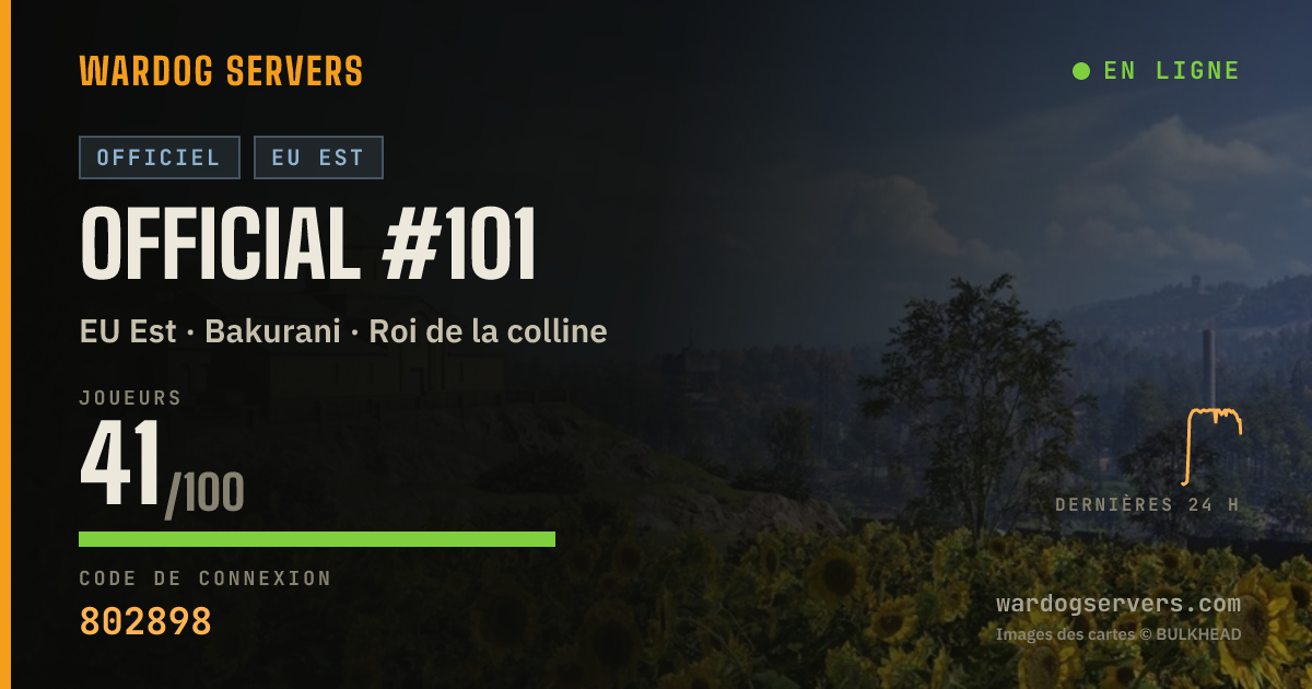 Bannière d’état en direct de Official #101