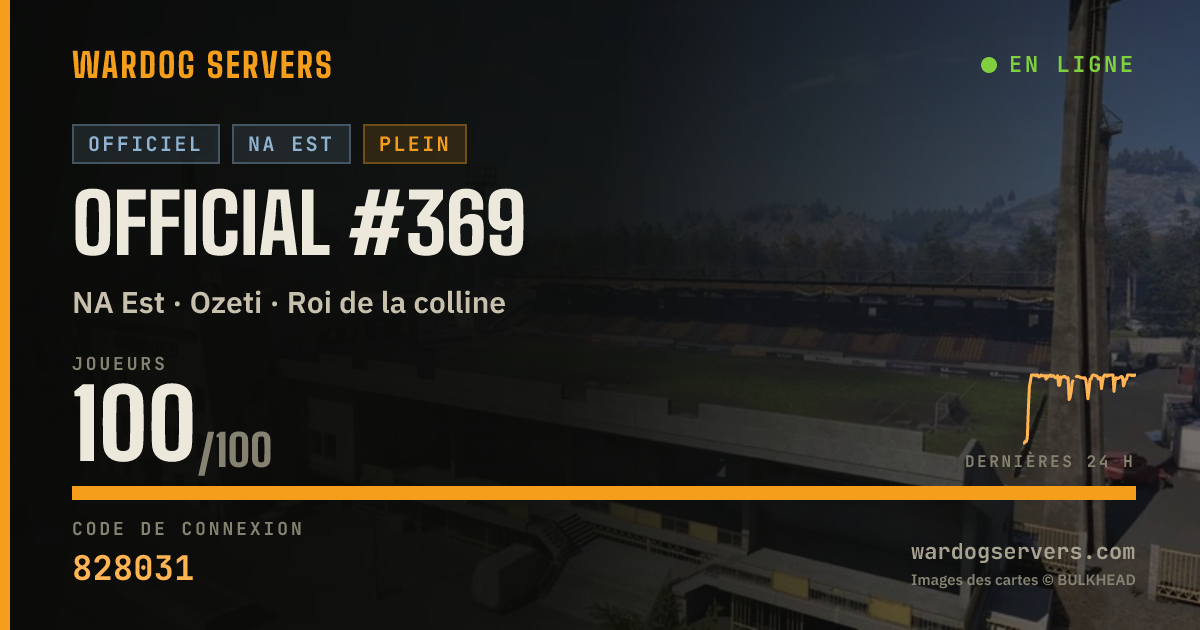 Bannière d’état en direct de Official #369