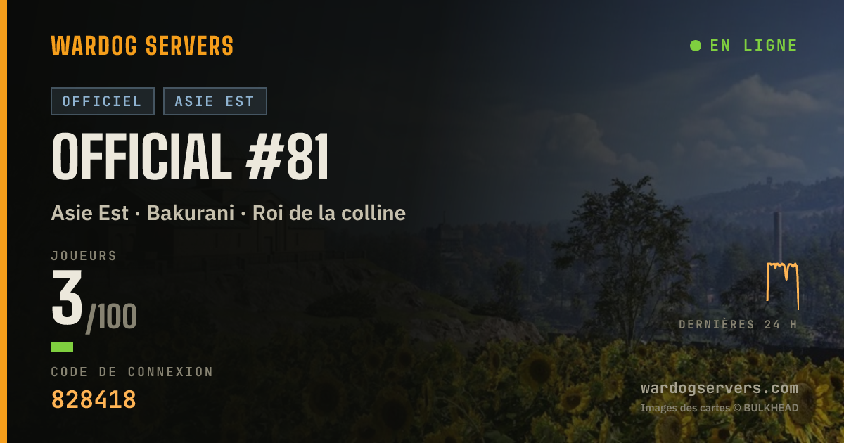 Bannière d’état en direct de Official #81