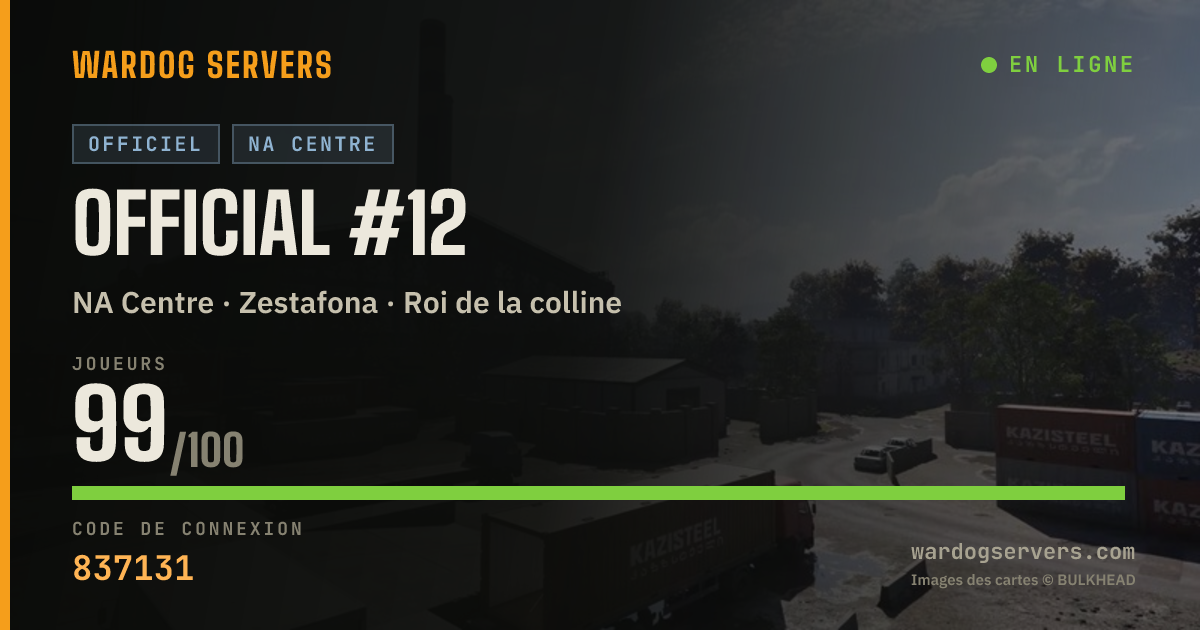 Bannière d’état en direct de Official #12