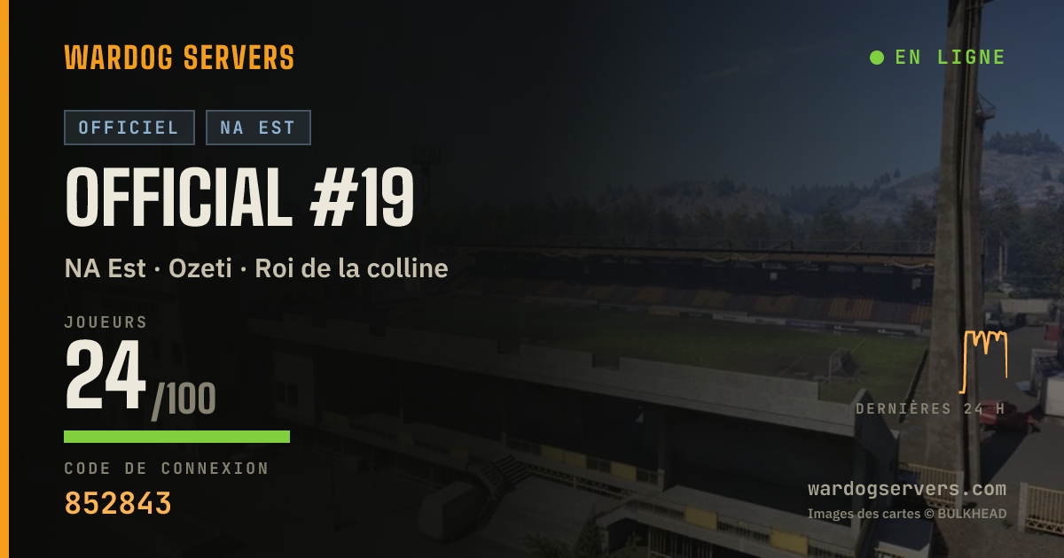 Bannière d’état en direct de Official #19