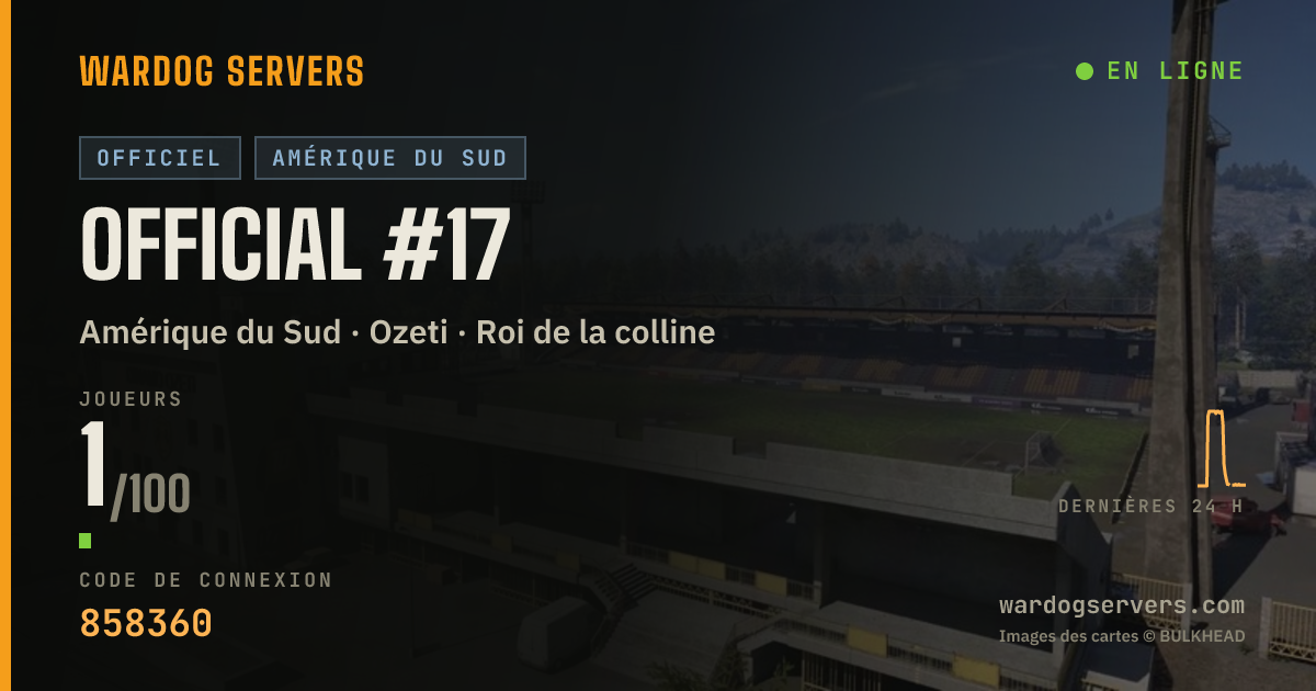 Bannière d’état en direct de Official #17
