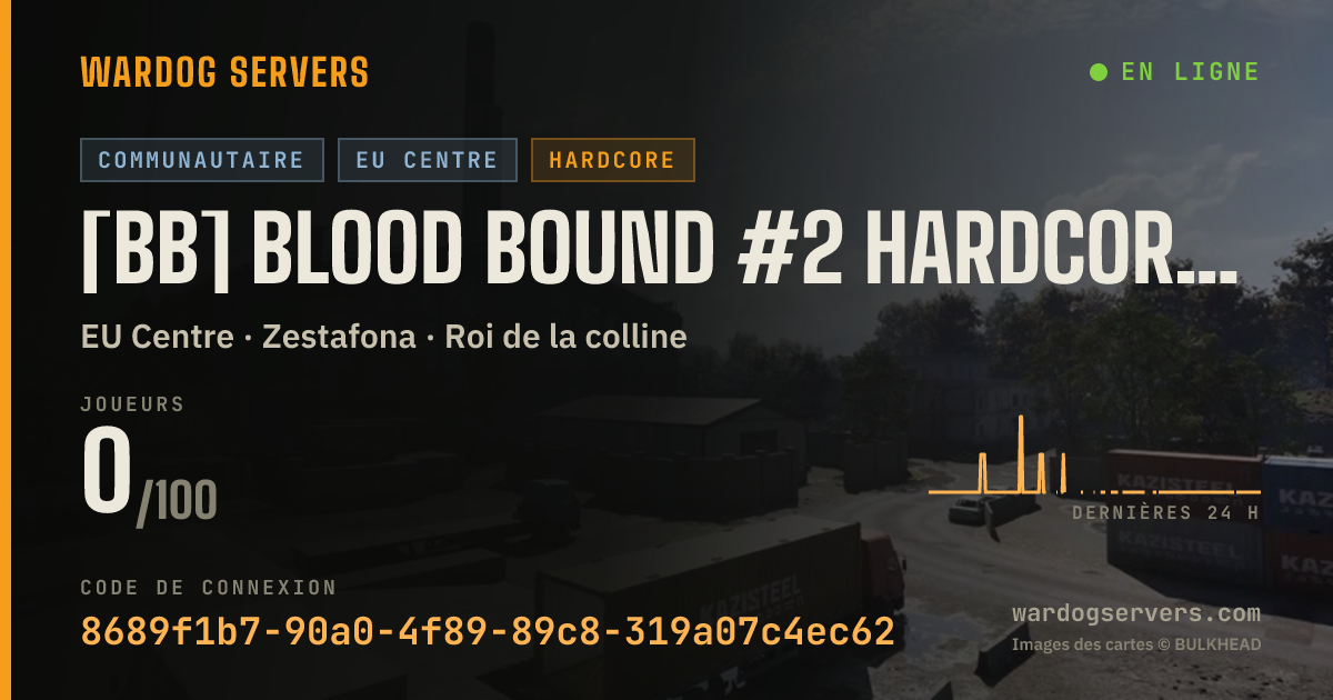 Bannière d’état en direct de [BB] Blood Bound #2 HardCore | Powered by Qonzer