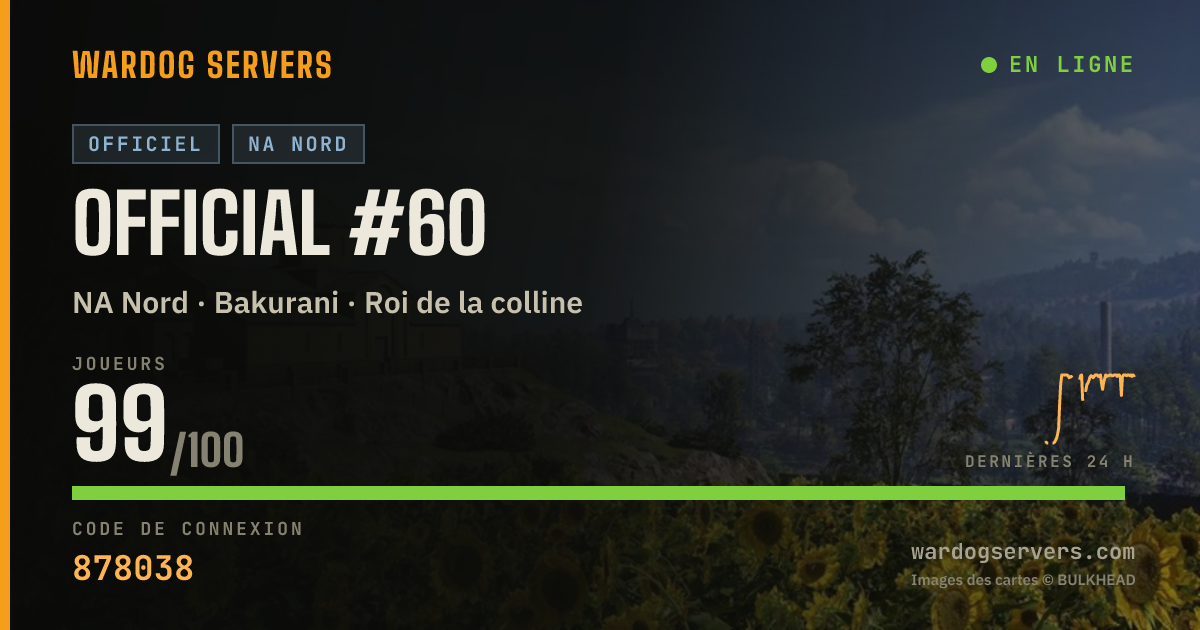 Bannière d’état en direct de Official #60