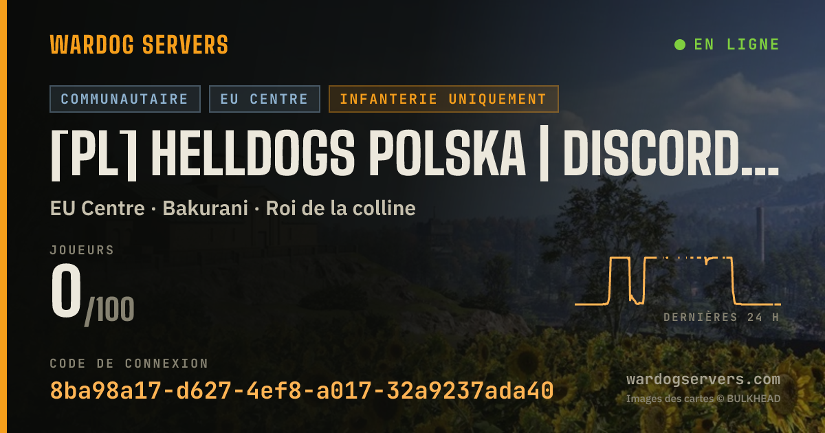 Bannière d’état en direct de [PL] HELLDOGS POLSKA | discord.gg/ArJF2C9rtW