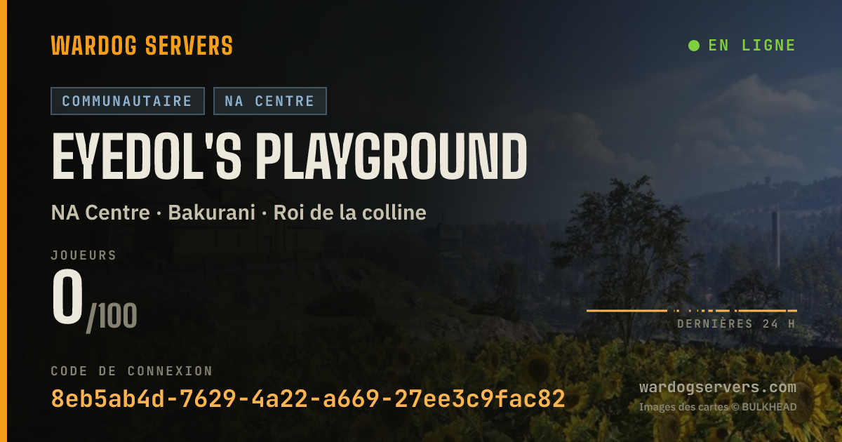 Bannière d’état en direct de Eyedol's Playground